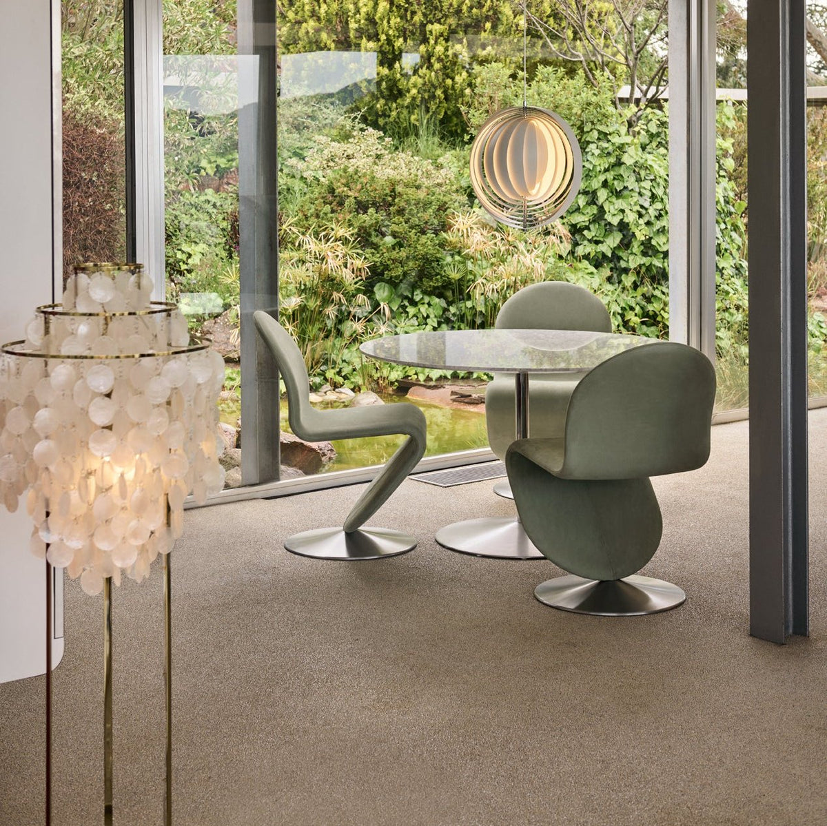 ★期間限定価格！Verner Panton FUN1DM ファンシェル ランプ ☆限定価格！Verner Panton FUN1DM 1960年代 ファンシェル VERPAN