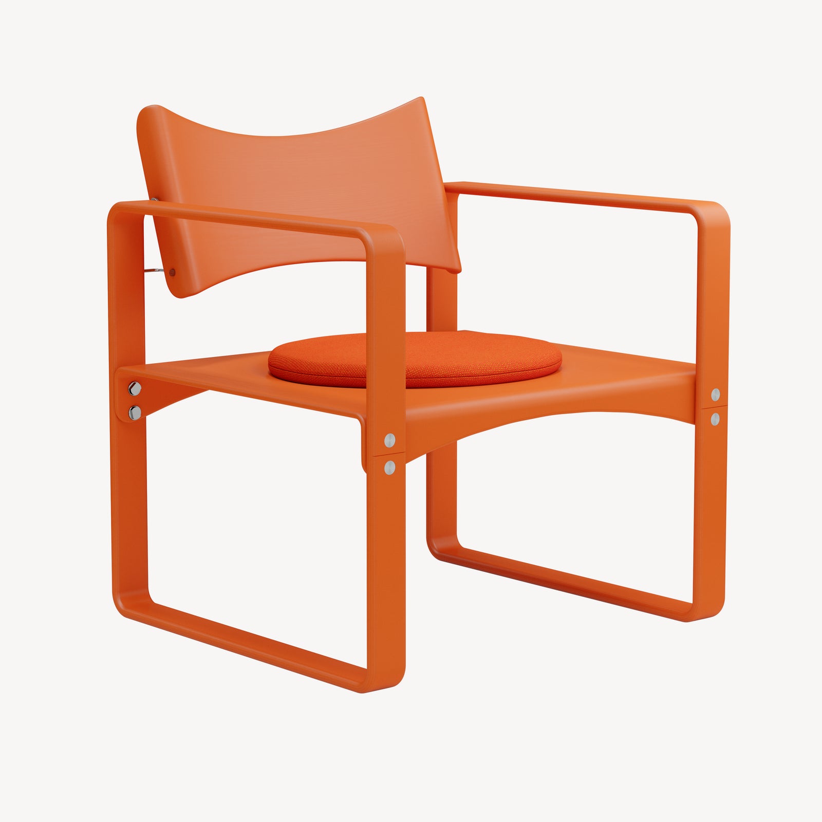ACME GEOMETRI RED ペン Verner Panton 箱付希少 270LoungeChair_WithCushion_Ora
